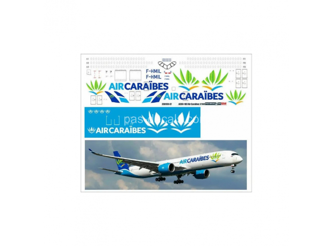 Декаль на A350-1000 Air Caraibes