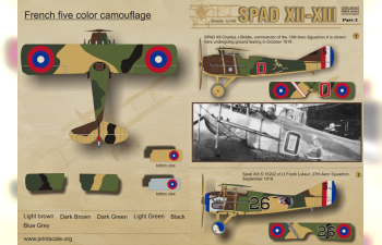 Spad XII-XIII Part 2 Wet decal