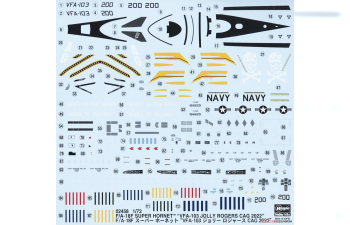 Сборная модель GRUMMAN F/a-18e Super Hornet Vfa-103 Jolly Rogers Cag Airplane Military 2022