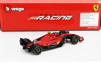 FERRARI Set F1 2x Sf-23 Team Scuderia Ferrari №16 Season (2023) Charles Leclerc + №55 Season (2023) Carlos Sainz, Red Black