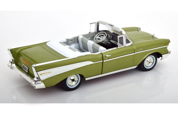 CHEVROLET Bel Air Cabriolet Open (1957), Green Met