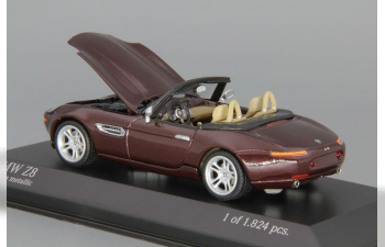 BMW Z8 Cabriolet E52 (1999), dark red