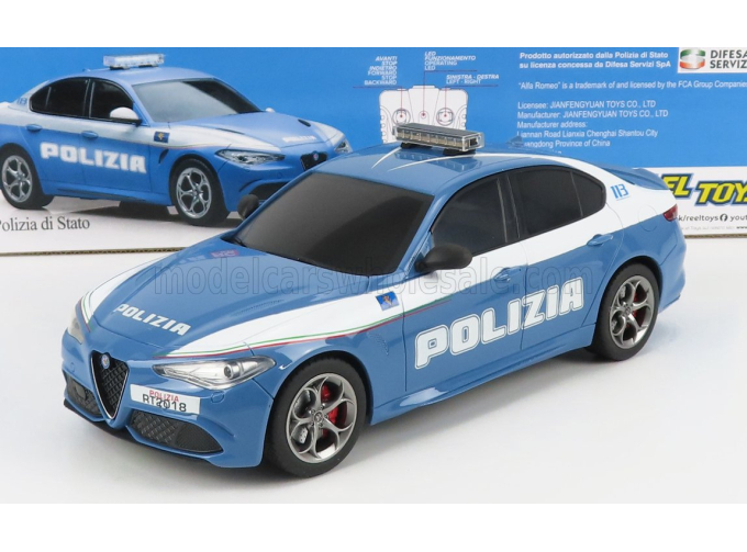 ALFA ROMEO Giulia Quadrifoglio Polizia Stradale (2015), Light Blue White