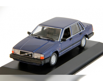 VOLVO 740 GL (1986), dark blue metallic