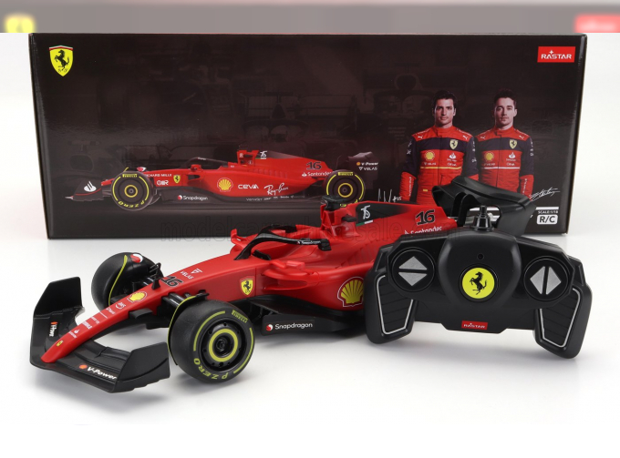 RC FERRARI F1-75 Team Scuderia Ferrari N16 Season (2022) Charles Leclerc, Red