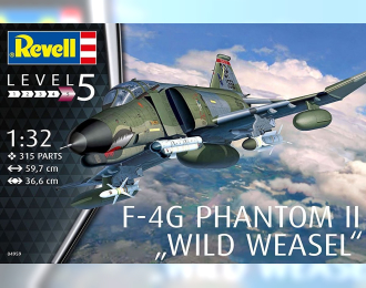 Сборная модель Американский тактический истребитель McDonnell Douglas F-4G Phantom II Wild Weasel
