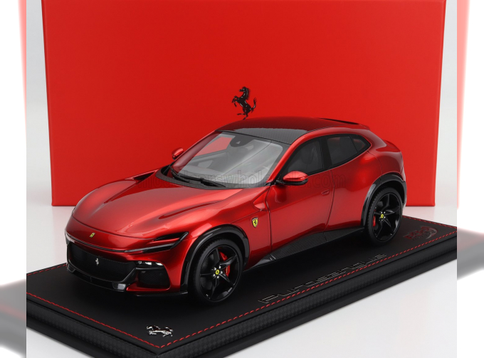 FERRARI Purosangue Suv (2022) - Con Vetrina - With Showcase, Rosso Magma - Red Met