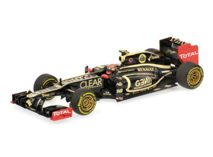 LOTUS F1 TEAM RENAULT E20 - ROMAIN GROSJEAN - 2012, black