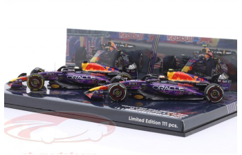 RED BULL Racing RB19 Winner and 3rd Las Vegas GP Formula 1 M. Verstappen №1, S. Perez №11 (2023)