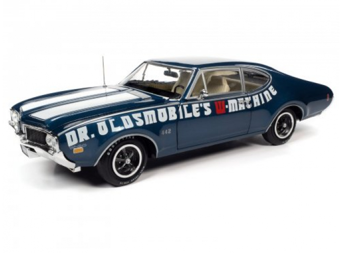 OLDSMOBILE Cutlass 442 2-Door Coupe Trophy 1969, Blue (синий)