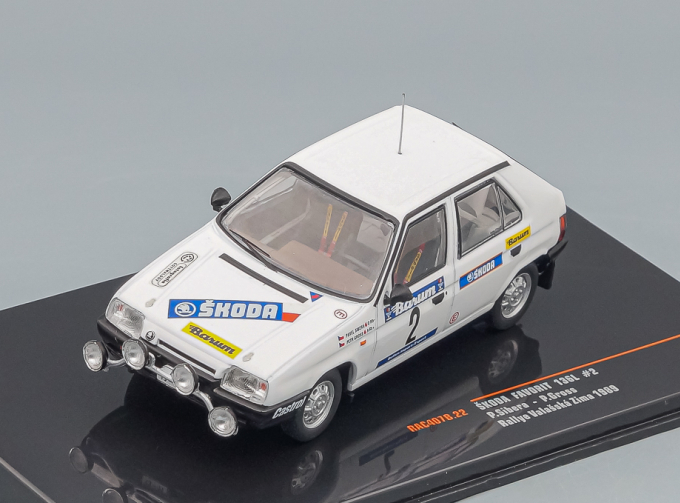 SKODA Favorit 136L №2 Rally Valasska Zima, Sibera/Gross (1989)