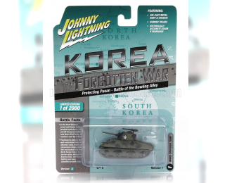 TANK M4a3 Sherman Military Korea (1944), Military Green