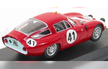 ALFA ROMEO Tz1 N 41 24h Le Mans 1964 Biscaldi - Sala, Red