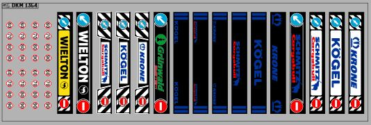 Декаль Брызговик для гузовиков и прицепов вариант 45