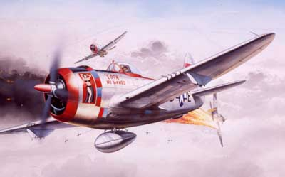 Сборная модель Американский тяжелый истребитель P-47D Thunderbolt