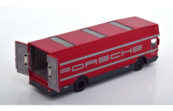 MERCEDES-BENZ O317 Race Transporter "Porsche Motorsport" (1967), Red 	MERCEDES-BENZ O317 Race Transporter "Porsche Motorsport" (1967), Red