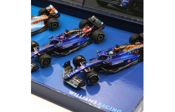 Набор из четырех моделей WILLIAMS FW45 Williams Racing Formula 1 Alex Albon (2023)