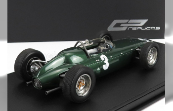 BRM F1 P57 Brm Team N 3 Winner South Africa World Champion 1962 Graham Hill - Con Vetrina - With Showcase, Green Met