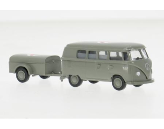 VOLKSWAGEN T1 Bus с прицепом Roten Hahn (1963)