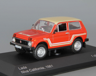 Волжский 2121 Lada Niva California (1981), red beige