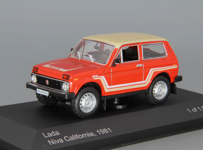 Волжский 2121 Lada Niva California (1981), red beige