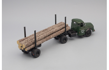 WILLEME LD610 Fardier Wood Transporter (1956), dark green / black