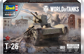 Сборная модель T-26 World of Tanks