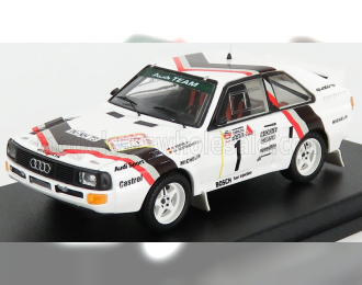 AUDI Quattro Sport №1 Winner Rally Stadte (1984) - Start Race Version W.rohrl - C.geistdorfer, White