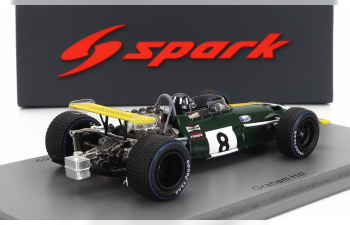 BRABHAM F1 Bt26a №8 British Gp (1969) G.Hill, Green Yellow