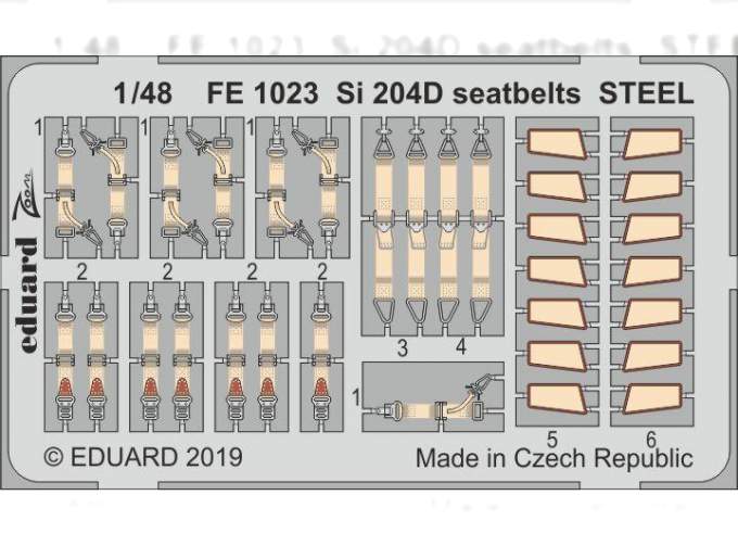 Фототравление Si 204D стальные ремни