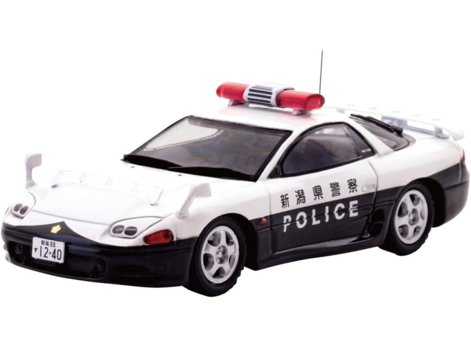 MITSUBISHI GTO Twin Turbo MR (Z15A) *Hjgh Way Police Car Niigata 357* (1994), black / white