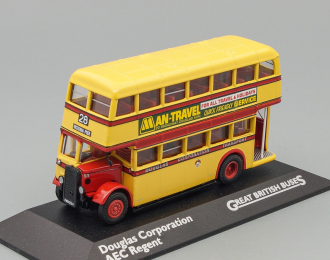 автобус AEC REGENT II "Douglas Corporation" 1948 Yellow/Red