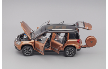 SKODA Yeti (2013), brown