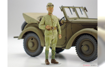 Сборная модель Kawasaki Ki-61-Id Hien (Tony) & 4x4 Light Vehicle Kurogane Set