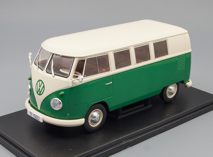 Volkswagen Trasporter Type 1 1960 зеленый с белым