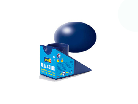 Краска акриловая водорастворимая - Тёмно-синий, сатиновая, 18 мл