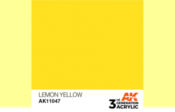 Краска акриловая 3rd Generation Lemon Yellow 17ml