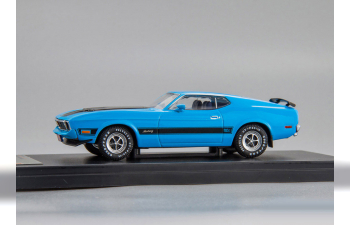 FORD Mustang Mach 1 (1973), light blue / black