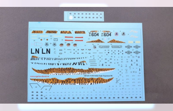 Декаль для F-15E Strike Eagle Tigermeet'98, с тех. надписями