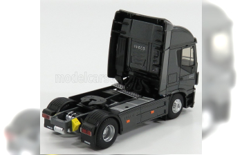 IVECO FIAT STRALIS 500 EURO 6 HI-WAY TRACTOR TRUCK 2-ASSI (2016) - EXCLUSIVE CARMODEL, GREY MET