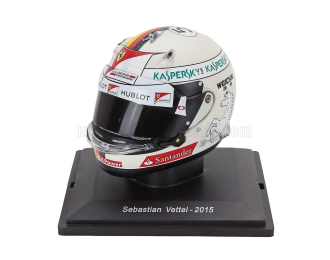 HELMET F1 Casco Helmet Team Vettel (2015), White