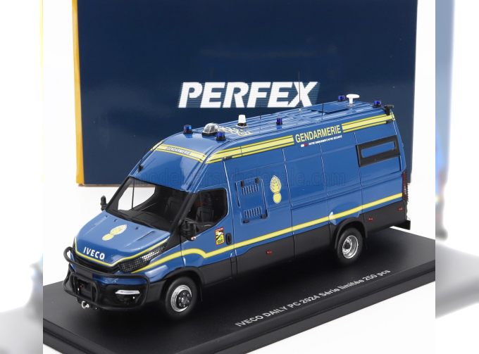 IVECO FIAT Daily Van Long Gendarmerie Pc Police (2024), Blue Yellow