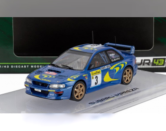 SUBARU Impreza Wrc №3 Rally Montecarlo (1997) Colin Mcrae - Nicky Grist, Blue Met Yellow