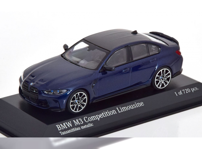 BMW M3 Competition Saloon (2020), darkblue-metallic