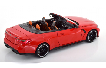 BMW M4 G83 Convertible (2021), red metallic