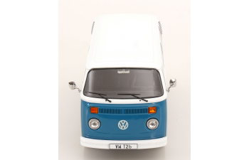 VOLKSWAGEN T2b Bus with Fuchs rims (1972), blue white