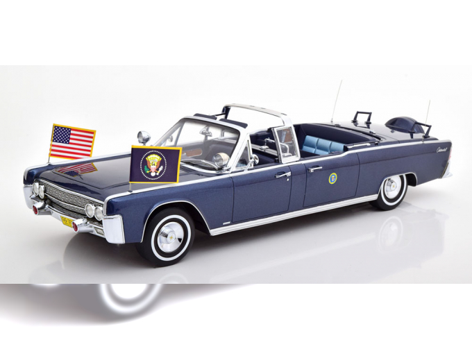 LINCOLN Continental X100 J F  Kennedy (1961), dark blue-metallic