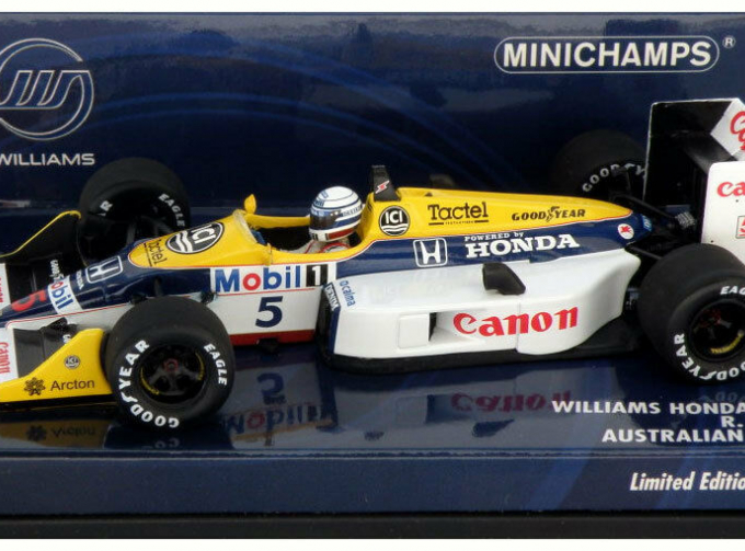 WILLIAMS FW11B R.PATRESE AUSTRALIAN GP 1987 #5