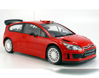 CITROEN C4 WRC Plain Body Version, Red