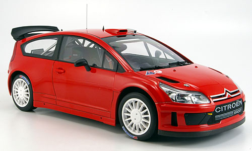 CITROEN C4 WRC Plain Body Version, Red